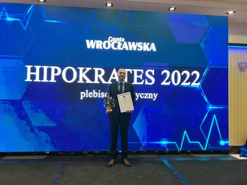 HIPOKRATES 2022 - dr Rafał Wyderka najlepszym kardiologiem woj. dolnośląskiego - zdjęcie 12